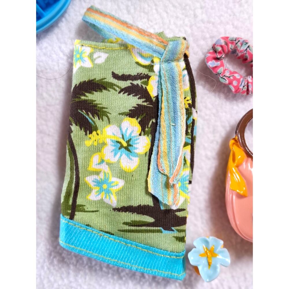 My Scene Jammin' in Jamaica Barbie Clothes Accessories Lot Skirt Shoes Purse - Picture 3 of 6